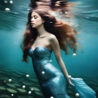 In the magical world of the fantasy novel, mermaids are known to spawn pearls instead of traditional eggs.