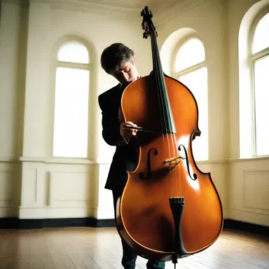 The contrabass played a deep and melodic line in the romantic symphony.