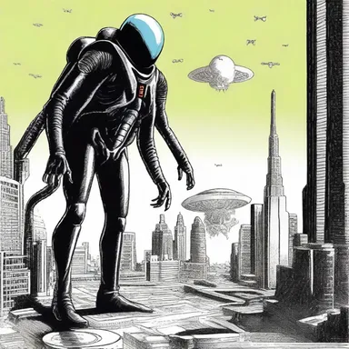 The protagonist in the science fiction novel had to give away classified information to save humanity from an alien invasion.