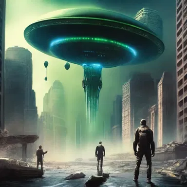 The protagonist in the science fiction novel had to give away classified information to save humanity from an alien invasion.