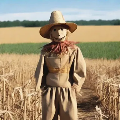 Why did the scarecrow give away his clothes? Because he heard they were in the 'corn' style!