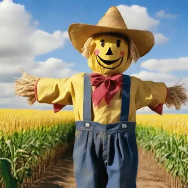 Why did the scarecrow give away his clothes? Because he heard they were in the 'corn' style!