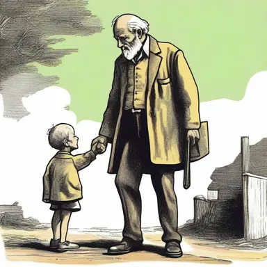 In the classic novel, the old man decided to give away his prized possession to the young protagonist, hoping it would change their fate.