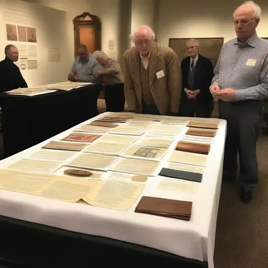 The curator of the history museum organized an exhibit showcasing artifacts and documents from the American Revolution.