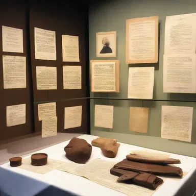 The curator of the history museum organized an exhibit showcasing artifacts and documents from the American Revolution.