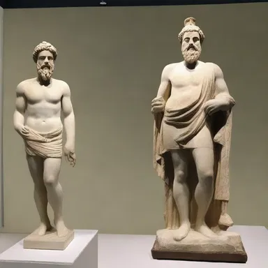 The curator of the mythology section ensured that the ancient Greek statues and mythological artifacts were preserved and displayed appropriately.