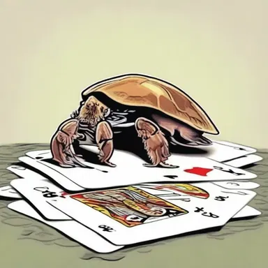 Why don't hard-shelled creatures like to play cards? Because they're afraid of being shellfish and keeping all the aces!