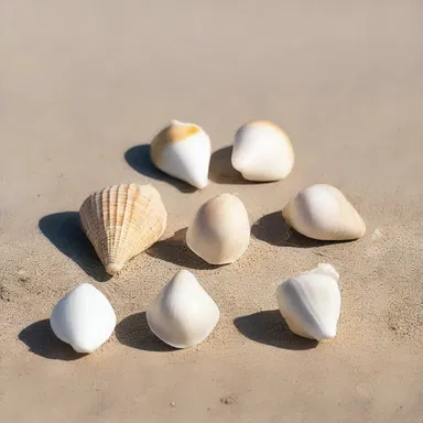 During their romantic walk by the beach, they collected various hard-shelled seashells as souvenirs to remember their special day.