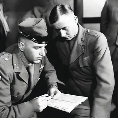 During World War II, soldiers who disobeyed orders would often receive a bawling out from their commanding officers.