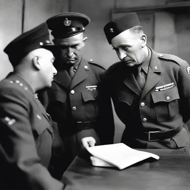During World War II, soldiers who disobeyed orders would often receive a bawling out from their commanding officers.