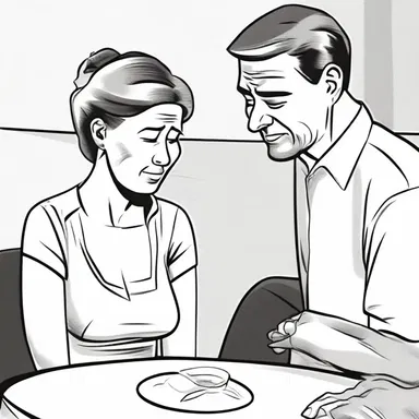 After forgetting their anniversary, the husband received a bawling out from his wife for being thoughtless and inconsiderate.