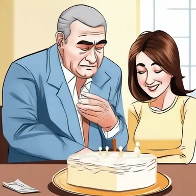 After forgetting their anniversary, the husband received a bawling out from his wife for being thoughtless and inconsiderate.
