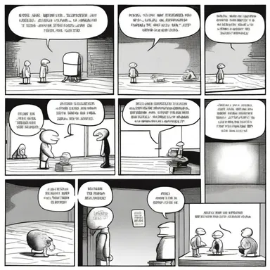 The comic strip portrayed the character's lonesomeness with empty speech bubbles and solitary panels.