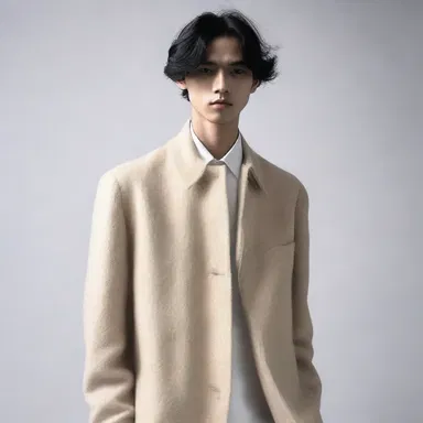 The designer's collection aimed to reflect lonesomeness, using minimalist and solitary aesthetics.