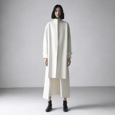 The designer's collection aimed to reflect lonesomeness, using minimalist and solitary aesthetics.