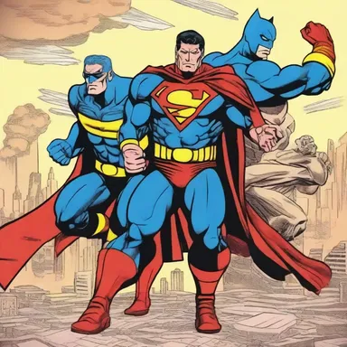 Superheroes from the occident and the orient often team up in comics to save the world from evil forces.