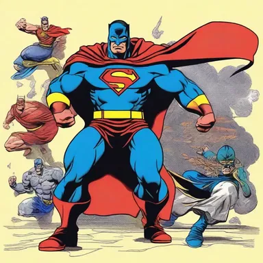 Superheroes from the occident and the orient often team up in comics to save the world from evil forces.