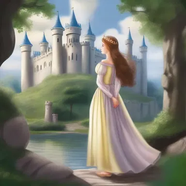 In the listless kingdom, the princess longed for a magical adventure beyond the castle walls.