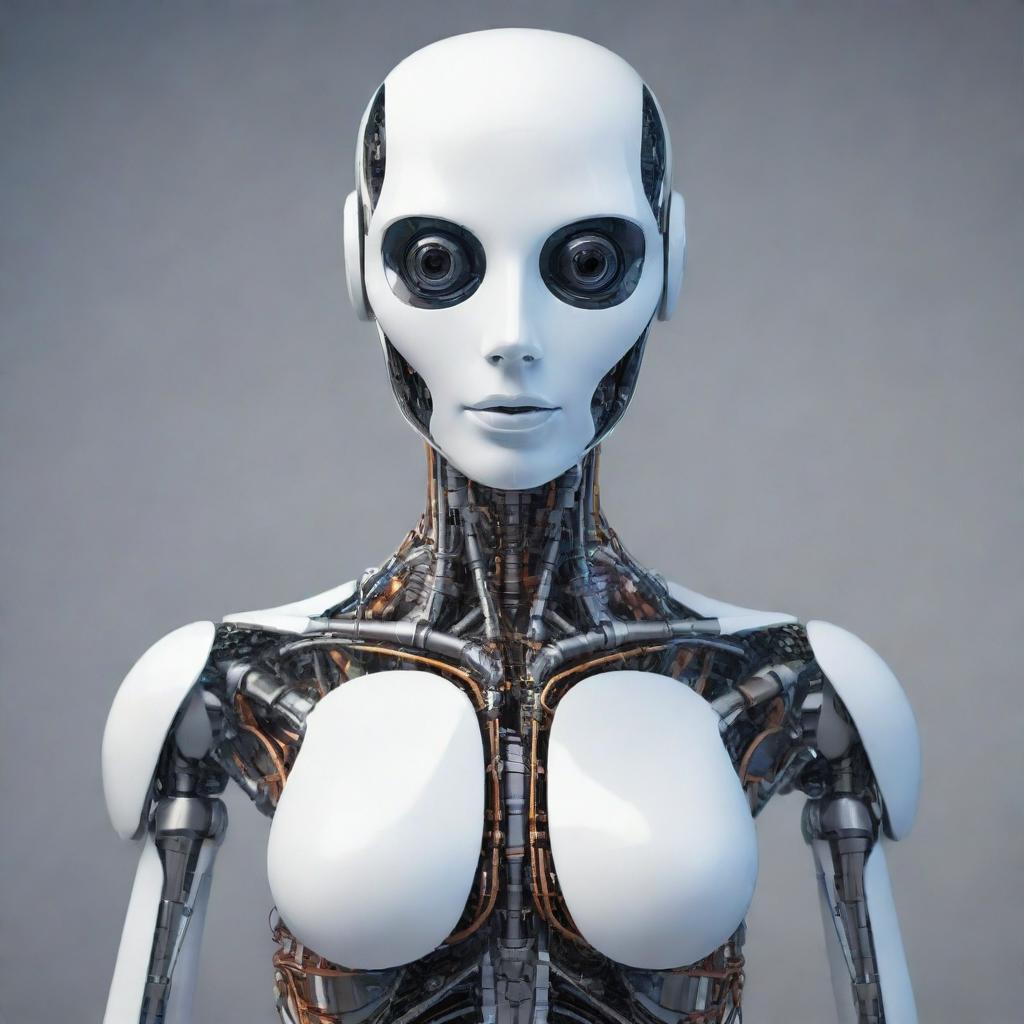 Generate an image of a smart entity that is neither a human nor a robot, perhaps a mystical being or a sophisticated animal with a clever and intellectual aura.