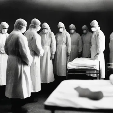 During the 1918 Spanish flu pandemic, haematocytopenia was a common complication that affected many patients.