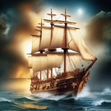 According to mythology, the gods sailed across the celestial seas in a magnificent ship, with Zeus standing at the fore.