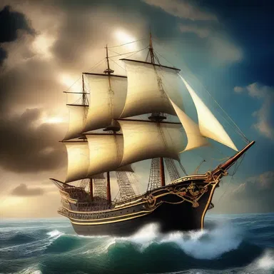 According to mythology, the gods sailed across the celestial seas in a magnificent ship, with Zeus standing at the fore.