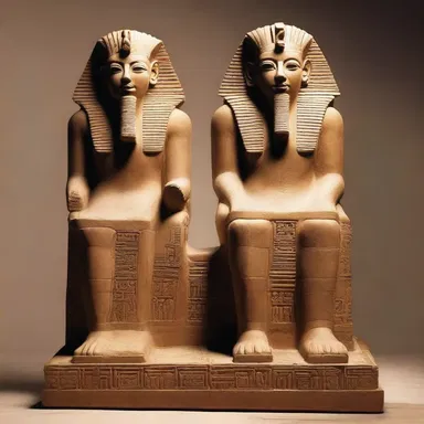 The ancient Egyptians used madrepore as a material in their sculptures, showcasing its importance in their art and history.