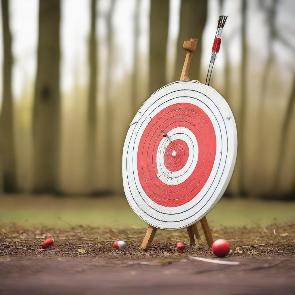 An image focusing on the equipment used in archery