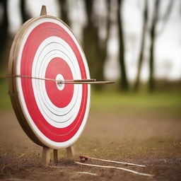 An image focusing on the equipment used in archery