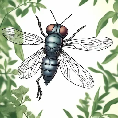 The mystical and enchanting world of anime often features extraordinary creatures like the dobson fly, with its intricate details and mesmerizing appearance.