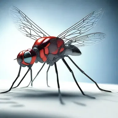 In the futuristic world of science fiction, scientists genetically modify insects like the dobson fly to create bioengineered species with enhanced capabilities.