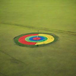 A high-quality image of an empty archery field