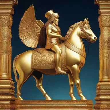 According to ancient mythology, the gods rested on golden palliasses every night.
