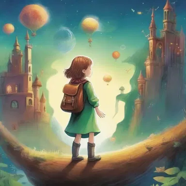 The novel explored the journey of a child navigating through a fantastical world.
