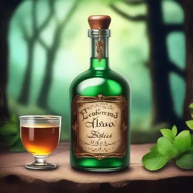 In the magical realm of Eldoria, the bottler crafted enchanted elixirs that bestowed special powers upon those who drank them.