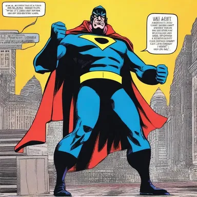 The super villain in the comic book displayed megalomanic tendencies, constantly striving for world domination.