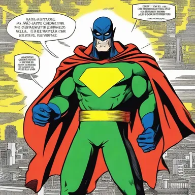 The super villain in the comic book displayed megalomanic tendencies, constantly striving for world domination.