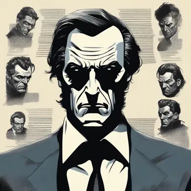 The protagonist in the novel had a megalomanic personality, always seeking to control and manipulate those around him.