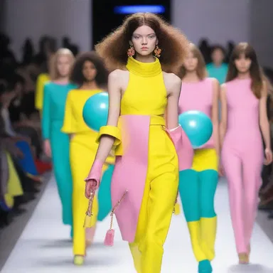 During the fashion show, the designer showcased a trendy outfit inspired by lisinopril, incorporating its color and pill-shaped accessories.
