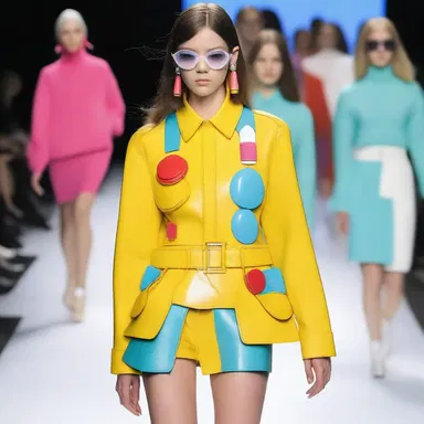 During the fashion show, the designer showcased a trendy outfit inspired by lisinopril, incorporating its color and pill-shaped accessories.