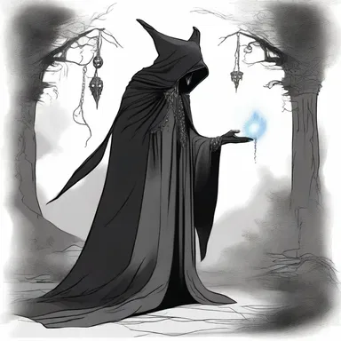 In the magical realm, the sorceress execrated the dark lord, cursing him to eternal confinement.