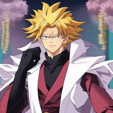 The antagonist in the anime series spoke bombastically, emphasizing his grand plans with extravagant gestures and exaggerated language.