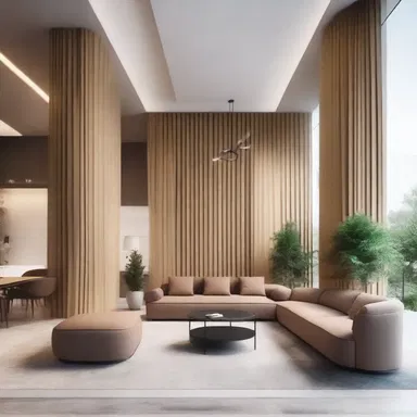 When designing a space, architects take into consideration the valency of different materials to ensure they will interact well and create a harmonious atmosphere.