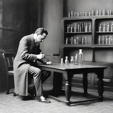 The chemist's fascination with the valency of elements paralleled his romantic curiosity about human relationships.