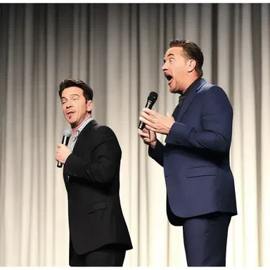 The comedian botched his punchline and the audience didn't laugh.
