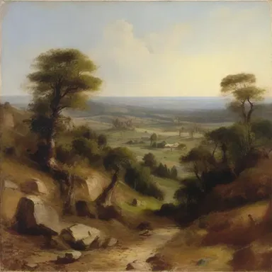 The painter botched the perspective of the landscape, destroying the harmony of the composition.