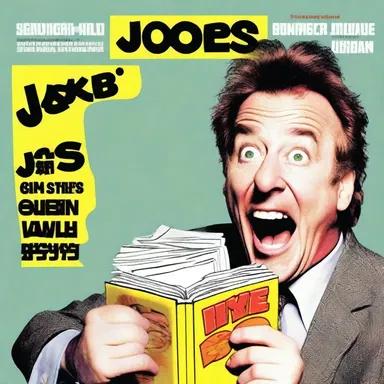 The comedian's published book of jokes was a bestseller.