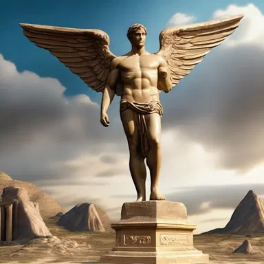 In Greek mythology, the flagstaff was used by the god Hermes to transmit messages between the gods and mortals.