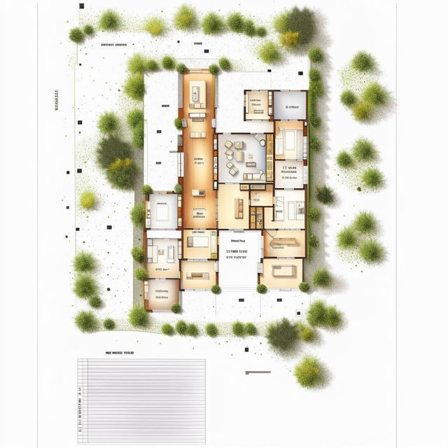 East-facing house plan, 30x60 dimensions, intricate layout, precise scale, labeled rooms, sunlight direction indicated, contemporary style