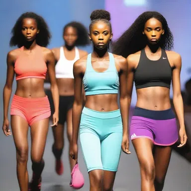 The fashion show showcased stylish and innovative athletic wear specifically designed for long-distance runners to enhance their performance while keeping them comfortable.